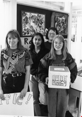 Cariboo Hill Secondary students, March 27, 1996 thumbnail