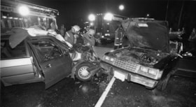Car accident scene, February 5, 1997 thumbnail