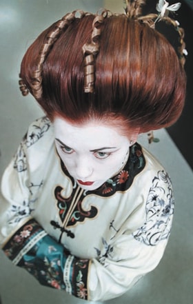 Model dressed for styling competition, [2001] thumbnail