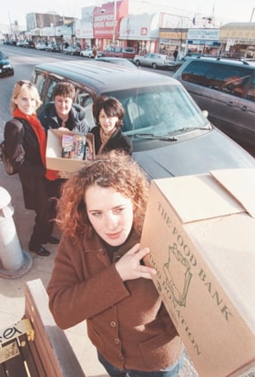 Food Bank donation in Burnaby Heights, [2000] thumbnail