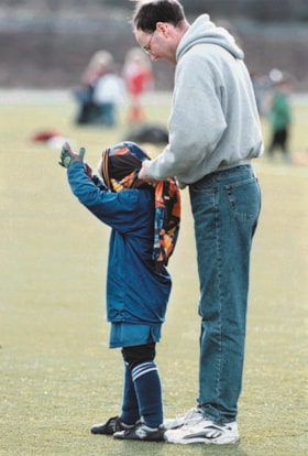 Young soccer player on artificial turf, [2001] thumbnail