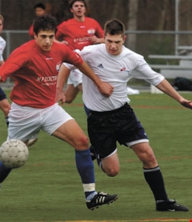 Burnaby Canadians U21 soccer game, [2004] thumbnail