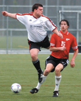 Vancouver Metro Soccer League Division 1A soccer game, [2003] thumbnail
