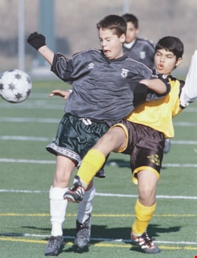 South Burnaby and Wesburn U13 soccer game, [2002] thumbnail