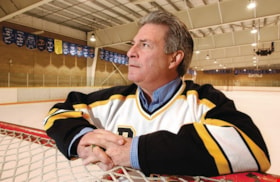 Len McNeely in the Burnaby Winter Club arena, [2004] thumbnail