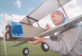 Ken Ross with model plane, [2000] thumbnail