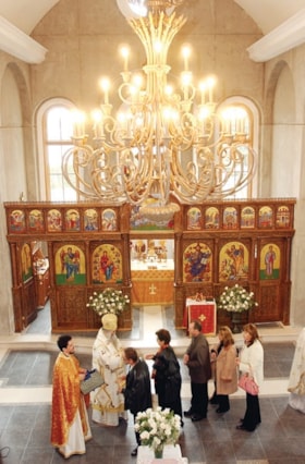 St. Archangel Michael Serbian Orthodox Church opening service, [2005] thumbnail