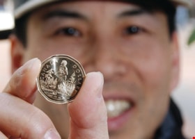 Terry Fox coin unveiling ceremony, [2005] thumbnail