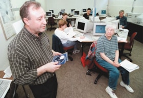 Computer class at Burnaby Public Library, [2001] thumbnail