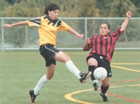 Burnaby South Secondary School soccer game, [2000] thumbnail