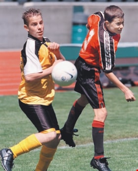 Soccer players, [2001] thumbnail