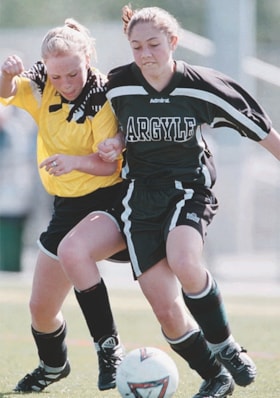 Burnaby South Secondary School soccer game, [2001] thumbnail
