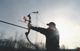 Sandor Czegeny at archery range, [2002] thumbnail