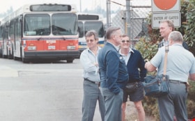 Coast Mountain Bus Company drivers on wildcat walkout, [2000] thumbnail
