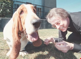 Minister Randolf Bruce and dog, [2000] thumbnail