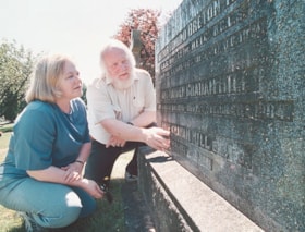 Archie and Dale in a cemetery, [2000] thumbnail