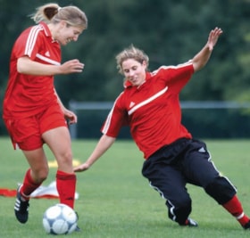 Canada women's national soccer team training camp, [2002] thumbnail