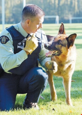 Police dog training demonstration, [2002] thumbnail