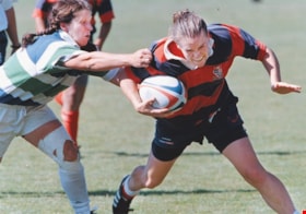 Simon Fraser University rugby game, [2001] thumbnail
