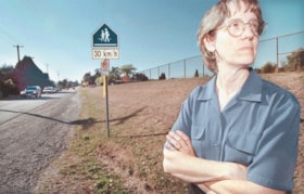 Diana Mumford at school crossing, [2000] thumbnail