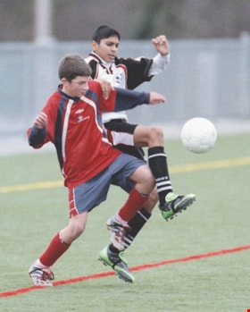 Burnaby Canadians U4 soccer game, [2002] thumbnail