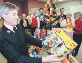 Salvation Army toy drive at Sears, [2001] thumbnail