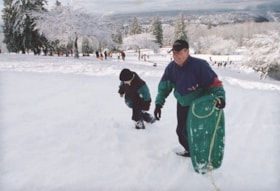 Snow in Burnaby Mountain Park, [2002] thumbnail
