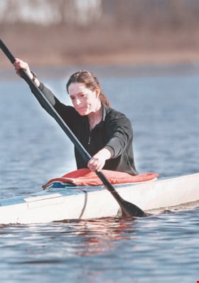Rebecca Brumer kayaking, [2000] thumbnail