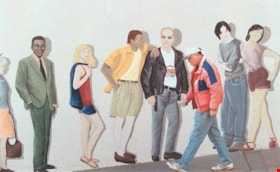 Person walking by a mural, [1999] thumbnail