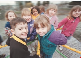 Children at a playground, [1999] thumbnail