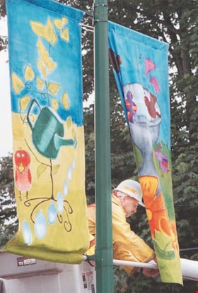 Second Street School banners, [1999] thumbnail