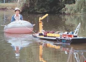 Driving a model tugboat, [1999] thumbnail