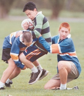 Burnaby Central and Cariboo Hill rugby game, [1999] thumbnail