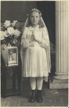Dressed for First Communion, June 28, 1943 thumbnail