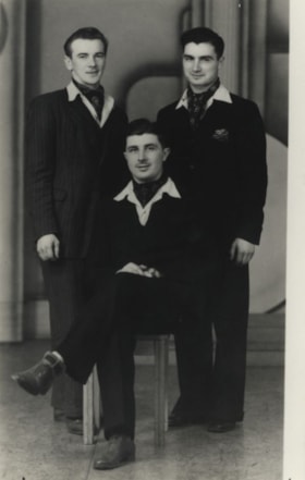 John Cherby with Nick and John Yanko, 1941 thumbnail