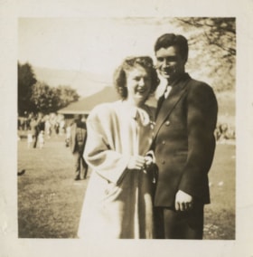 John Yanko with a friend, [before 1948] thumbnail