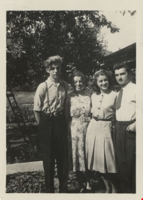 Ray, Lillian, Jenny and John, 1948 thumbnail