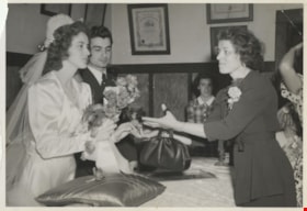 Lillian and John with Jenny, October 16, 1948 thumbnail