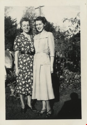 Lillian Yanko with Jenny Nagy, October 16, 1949 thumbnail