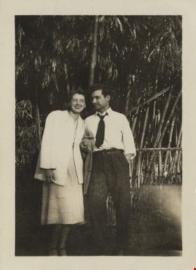 Newlyweds Lillian and John Yanko, May 15, 1949 thumbnail