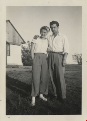 Lillian and John in Saskatchewan, July 1949 thumbnail