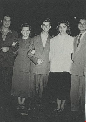 Pete, Tassie, Eddie, Lillian and John in Vancouver, August 24, 1951 thumbnail