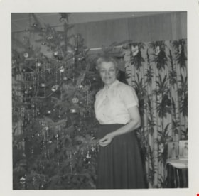 Jenny at Christmas, December 1957 thumbnail