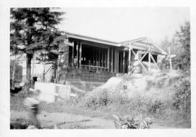 Yanko family house under construction, [1950 or 1951] thumbnail