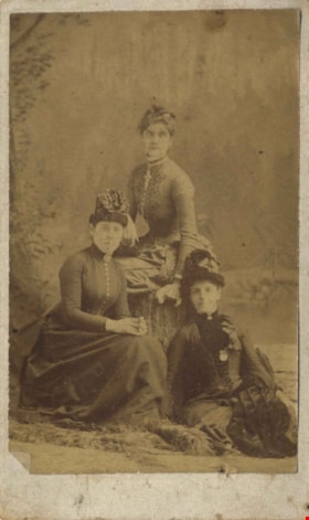 Three unidentified women, [1860-1900] thumbnail