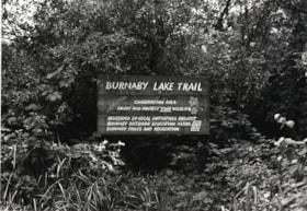 Nature Trail Sign, September 23, 1976 thumbnail