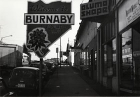 Welcome to Burnaby Sign, November 1, 1976 thumbnail