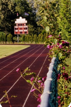Running track at Saint Thomas More Collegiate, 2001 (date of original); 2013 (date of duplication) thumbnail