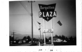 Burquitlam Plaza, June 1958 thumbnail