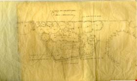Landscape plan for front yard of Mawhinney house, [between 1988 and 1990] thumbnail